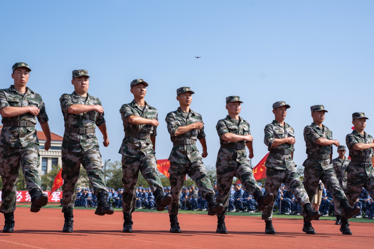 山东大学青岛举行2021级新生军训动员大会